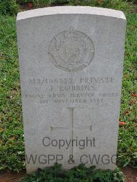 Dar Es Salaam War Cemetery - Robbins, J